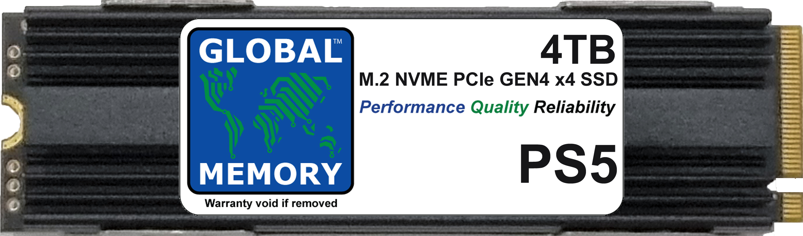 4TB M.2 2280 PCIe Gen4 x4 NVMe SSD WITH DRAM + HEATSINK FOR PLAYSTATION 5 (PS5) - Click Image to Close